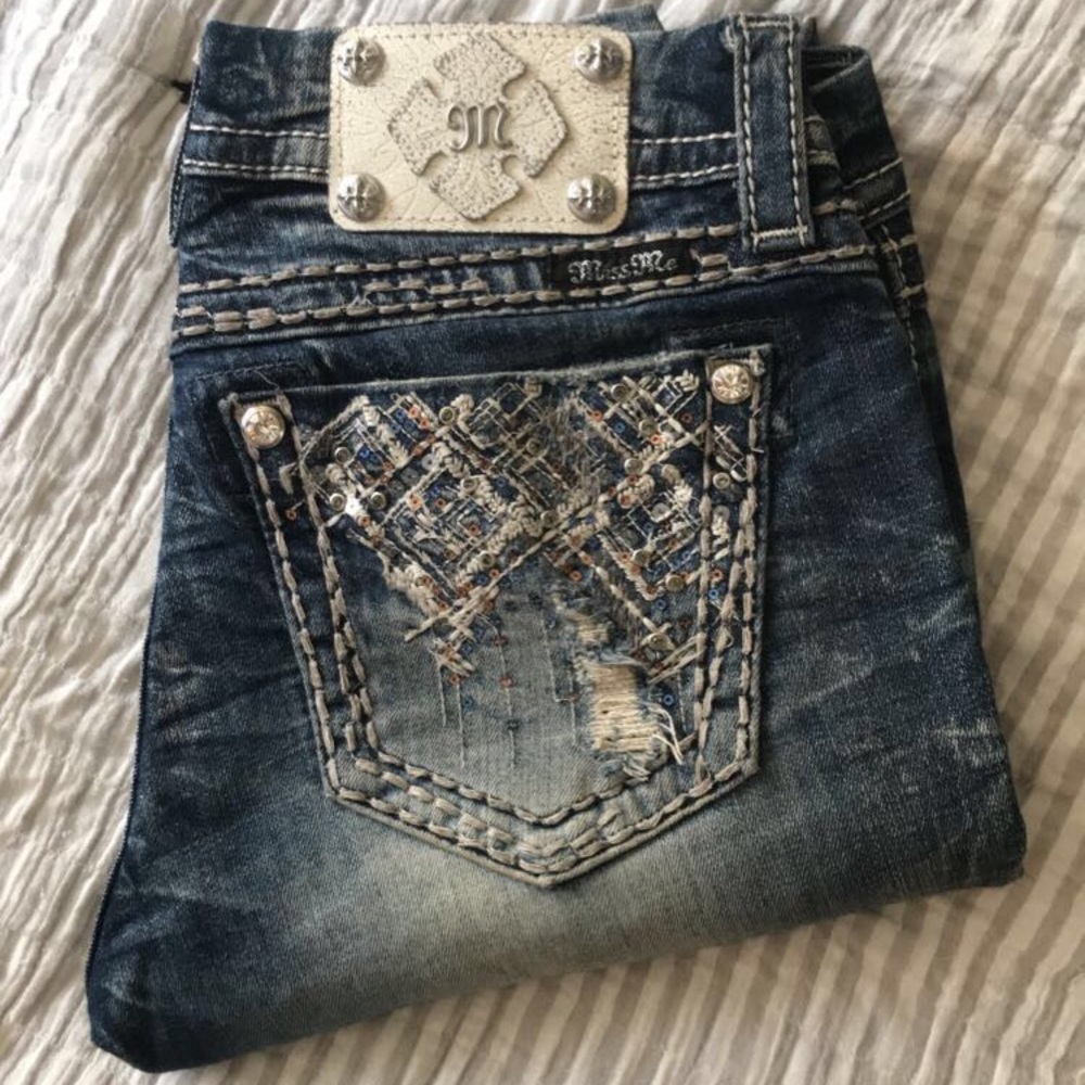 Size 26 miss me skinny jeans